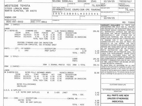 Used 2020 Honda Civic Touring image 20