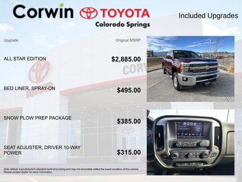 Used 2017 Chevrolet Silverado 2500 LT w/ All Star Edition image 4