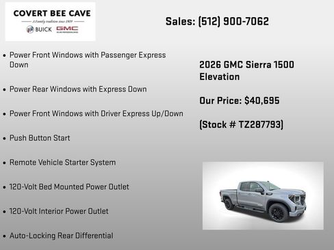 New 2026 GMC Sierra 1500 Elevation w/ Elevation Select Package image 36