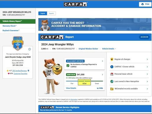 Used 2024 Jeep Wrangler Willys image 12