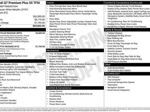 Used 2022 Audi Q7 3.0T Premium Plus w/ Premium Plus Package image 2