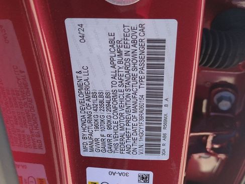 Certified 2024 Honda Accord EX image 28