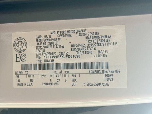 Used 2018 Ford F150 XLT w/ Trailer Tow Package AWD/4WD image 29