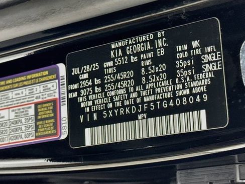 Used 2026 Kia Sorento SX Prestige w/ Olive Brown Leather Package AWD/4WD image 35