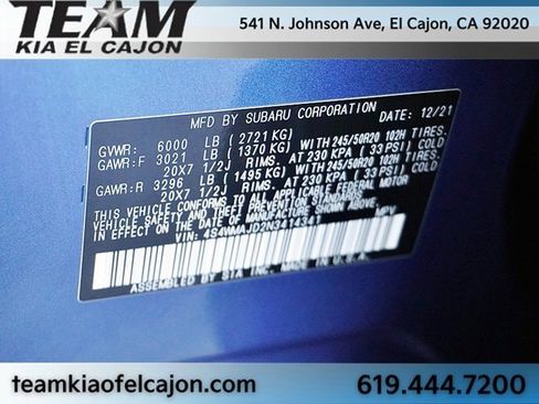 Used 2022 Subaru Ascent Onyx Edition image 40