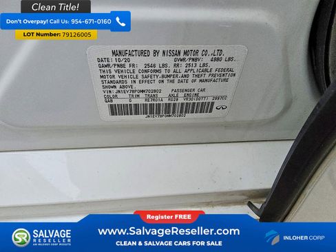 Used 2021 INFINITI Q50 Luxe w/ Cargo Package image 16