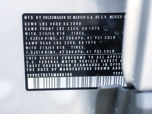 New 2025 Volkswagen Taos SE image 46