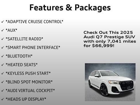 Used 2025 Audi Q7 3.0T Prestige w/ Prestige Package image 8