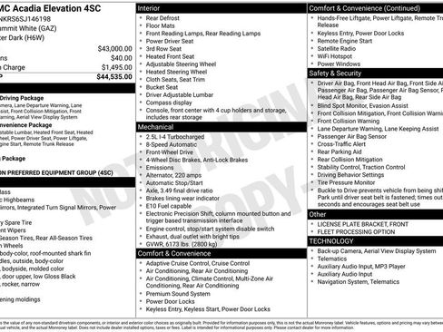 Used 2025 GMC Acadia Elevation image 16