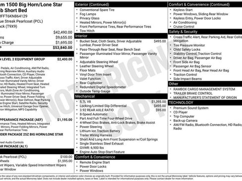 Used 2019 RAM 1500 Big Horn AWD/4WD image 43