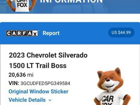 Used 2023 Chevrolet Silverado 1500 LT Trail Boss w/ Convenience Package II AWD/4WD image 4
