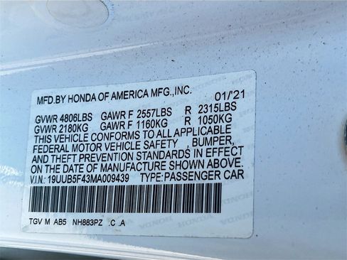 Used 2021 Acura TLX w/ Technology Package image 33