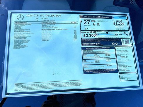 New 2026 Mercedes-Benz GLB 250 4MATIC image 13