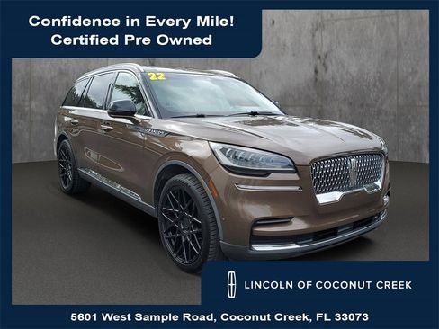Certified 2022 Lincoln Aviator Reserve w/ Equipment Group 201A image 1