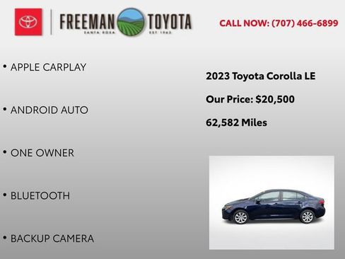 Used 2023 Toyota Corolla LE FWD image 5