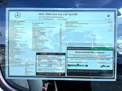 New 2026 Mercedes-Benz Sprinter 2500 image 19