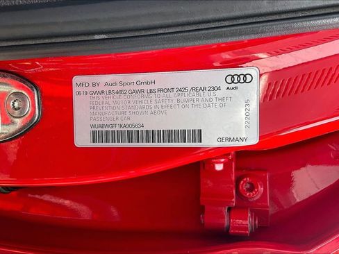 Used 2019 Audi RS 3 w/ Technology Package AWD/4WD image 33