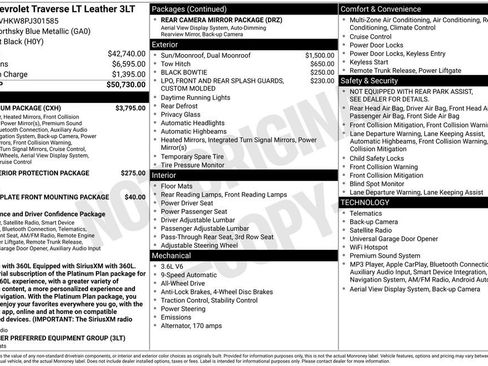 Used 2023 Chevrolet Traverse LT w/ LT Premium Package AWD/4WD image 6