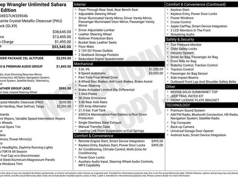 Used 2020 Jeep Wrangler Unlimited Sahara image 19