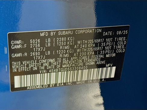 Used 2025 Subaru Outback Wilderness image 42