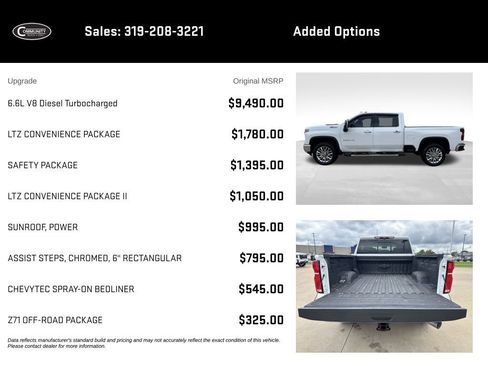 Used 2024 Chevrolet Silverado 2500 LTZ w/ LTZ Convenience Package AWD/4WD image 2