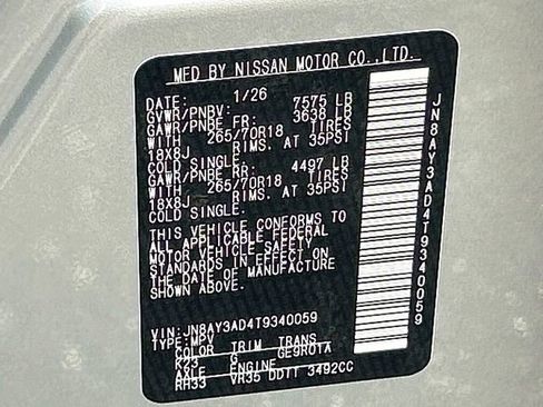 New 2026 Nissan Armada SV RWD image 29