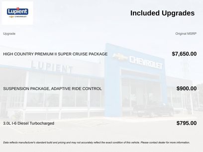 New 2026 Chevrolet Silverado 1500 High Country