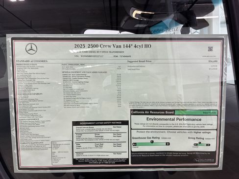 New 2025 Mercedes-Benz Sprinter 2500 image 22