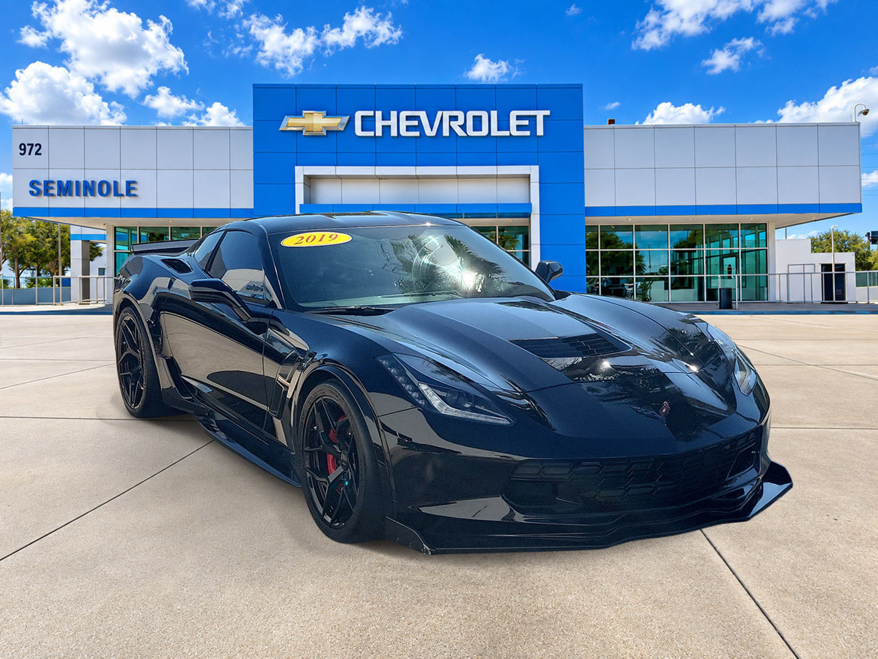 Certified 2019 Chevrolet Corvette Grand Sport w/ Carbon Flash Badge Package RWD image 2