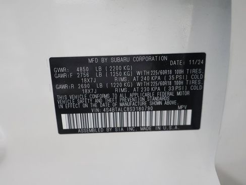 Used 2025 Subaru Outback Onyx Edition image 52