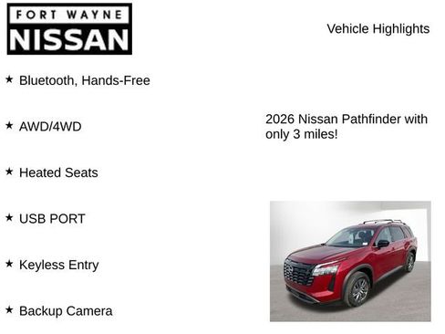 New 2026 Nissan Pathfinder SV image 8