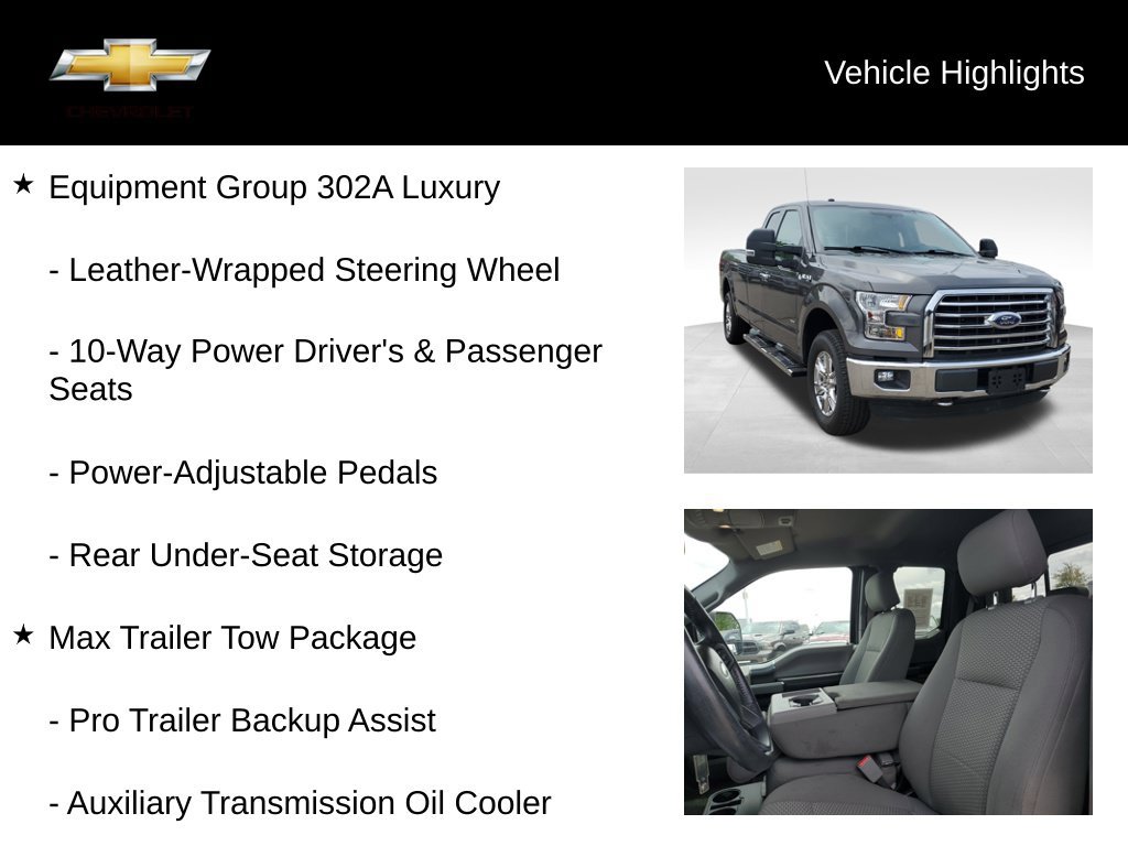 Used 2016 Ford F150 XLT w/ Equipment Group 302A Luxury AWD/4WD image 20