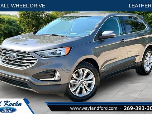 Used 2021 Ford Edge Titanium w/ Cargo Accessory Package FWD image 12
