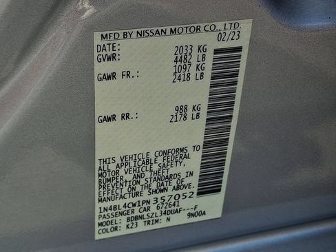 Certified 2023 Nissan Altima 2.5 SR w/ SR Premium Package AWD/4WD image 29