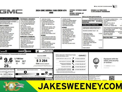 Certified 2024 GMC Sierra 1500 AT4 w/ Technology Package