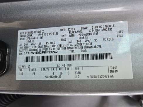 Certified 2023 Ford F150 XLT w/ Equipment Group 302A High image 26