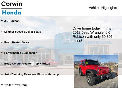 Used 2018 Jeep Wrangler Rubicon w/ Connectivity Group image 6