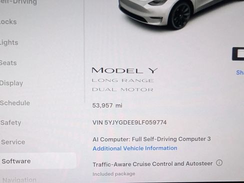 Used 2020 Tesla Model Y Long Range AWD/4WD image 2