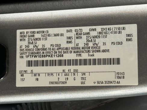 Certified 2023 Ford F150 XLT w/ Equipment Group 302A High AWD/4WD image 30