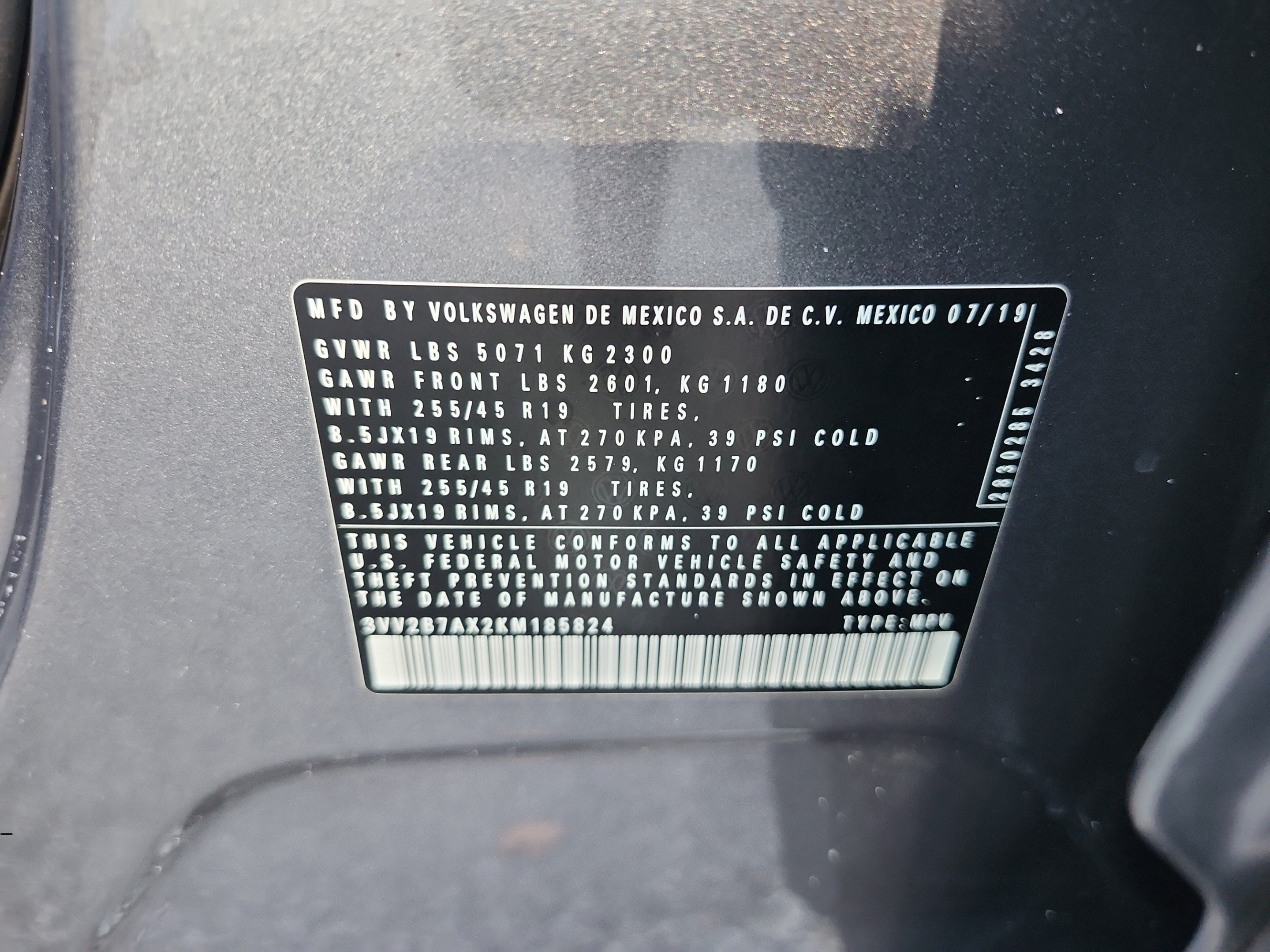 Used 2019 Volkswagen Tiguan S AWD/4WD image 26