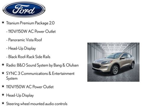 Used 2020 Ford Escape Titanium w/ Titanium Premium Package 2.0 AWD/4WD image 4