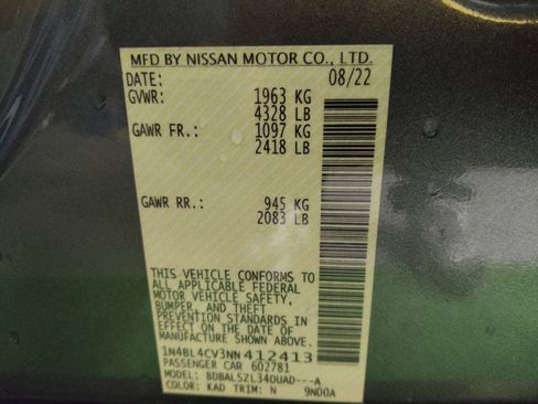 Used 2022 Nissan Altima 2.5 SR w/ Midnight Edition Package image 33