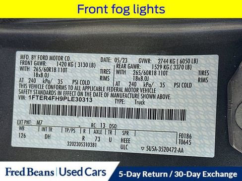 Used 2023 Ford Ranger Lariat w/ Equipment Group 501A High AWD/4WD image 36