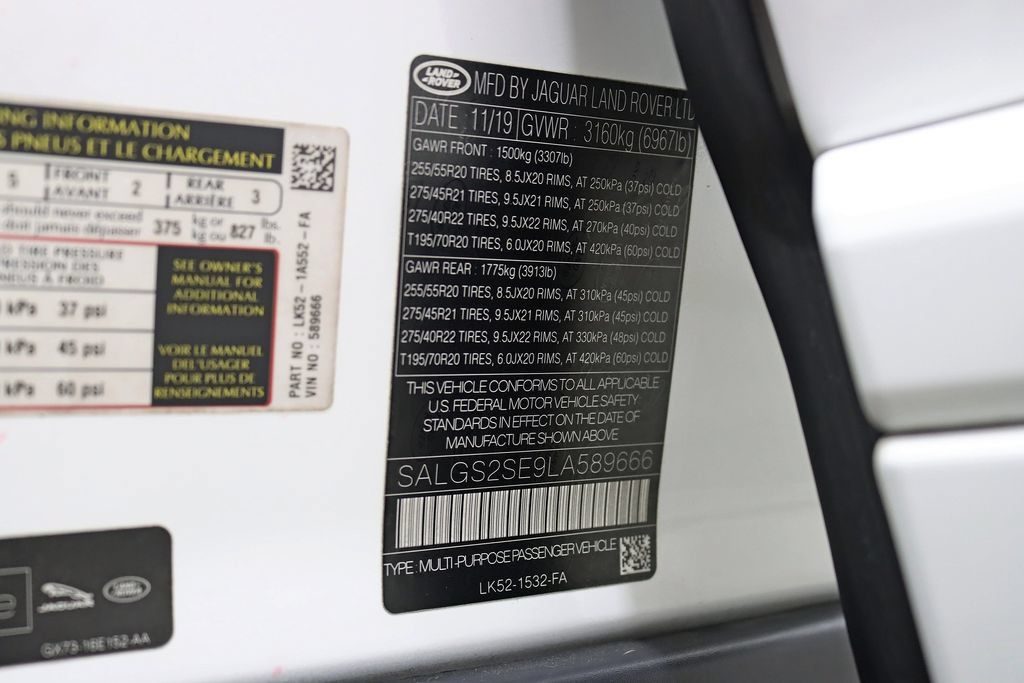 Used 2020 Land Rover Range Rover HSE AWD/4WD image 39