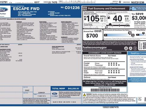 Used 2022 Ford Escape SEL image 3