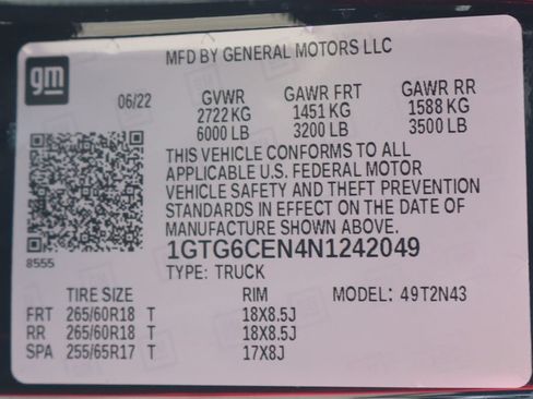Used 2022 GMC Canyon Elevation w/ Elevation Premium Package AWD/4WD image 56