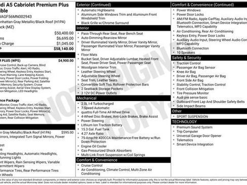 Used 2021 Audi A5 2.0T Premium Plus w/ Premium Plus image 2