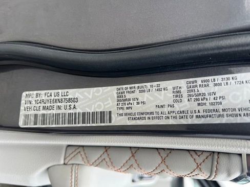 Used 2022 Jeep Grand Cherokee Summit w/ Advanced Protech Group IV image 16