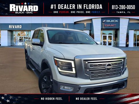 Used 2023 Nissan Titan Platinum Reserve w/ Moonroof Package AWD/4WD image 1
