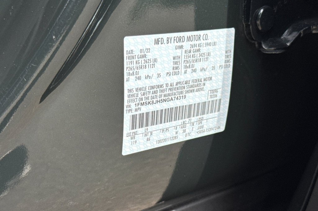 Used 2022 Ford Explorer Timberline AWD/4WD image 43